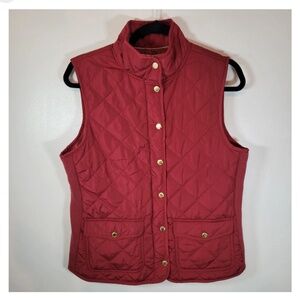 NWOT ADRIENNE VITTADINI RUST Riding Vest Sz. L